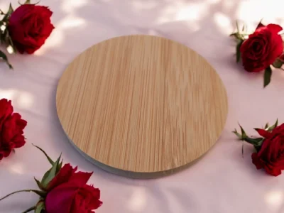 Velas aromáticas grabadas
