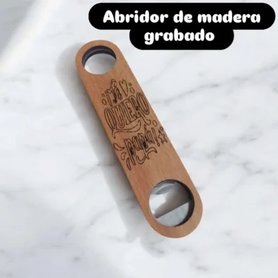 Abrebotellas de acero inox personalizado