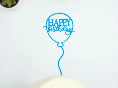 Topper tarta acrílico