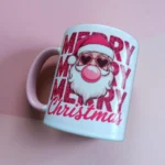 Taza navidad rosa