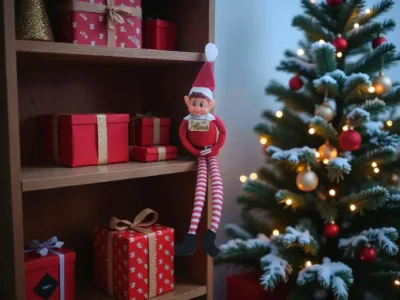 Elfo travieso Navidad