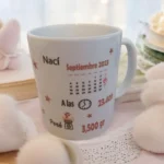 Taza nacimiento personalizada