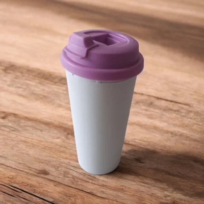 Taza con tapa