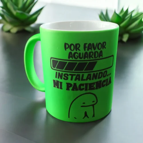 Taza fluor personalizada