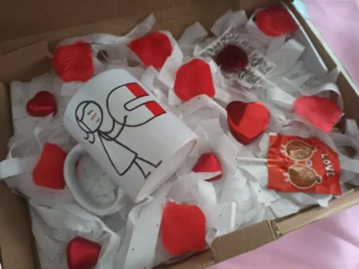 Pack de regalo San Valentín Taza + cacao