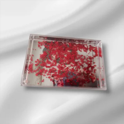 Marco de agua con corazones personalizable