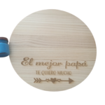 Cartel huellas papá