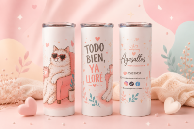 🥤 Vaso Térmico Personalizable de Acero Inoxidable 590 ml – Diseño Exclusivo