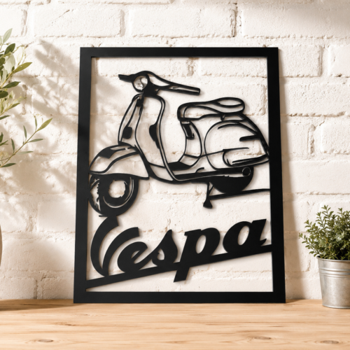 Cuadro decorativo de Vespa en acrílico