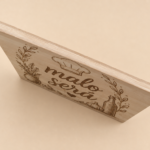 Tabla de cocina personalizada bambú