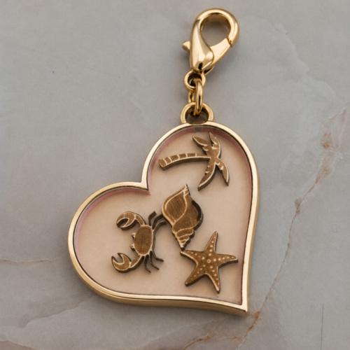 Charm Corazón Personalizado 🌴🐚⭐