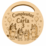 Pandereta personalizada detalle artesanal invitados