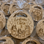Pandereta personalizada detalle artesanal invitados